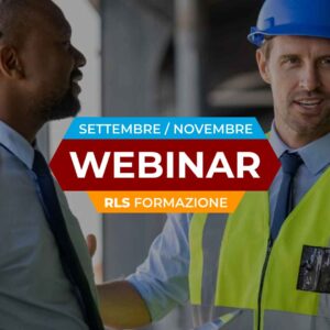Formazione Rappresentante dei Lavoratori per la Sicurezza - Settembre